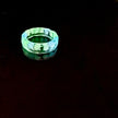 Mystic Glow – Handgefertigter Harzring mit Leuchtsteinen