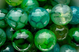 Grüne Drachenadern Achat Perlen