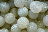 White Frost Achat Perlen