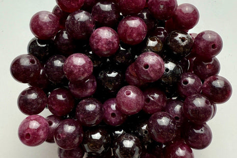 Weinrote Granat Perlen