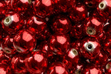 Rote, facettierte Hämatit-Perlen mit glänzendem Finish – perfekt für edle Schmuckdesigns