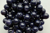 Blaufunkelnde Sandstein Perlen