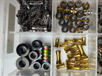 Spacer Metall Zylinder gold: Zylindrisches Zwischenelement aus Metall, edler Goldton für eleganten Schmuck.